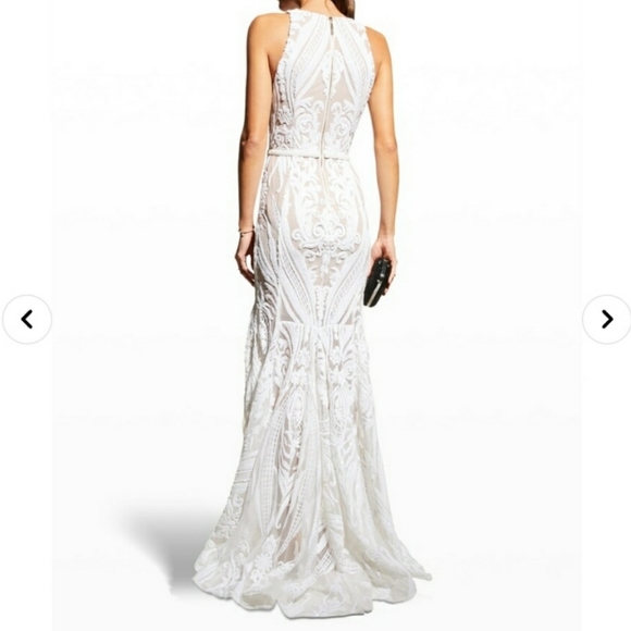 Bronx and Banco Ester V Neck Gown - Picture 5 of 13